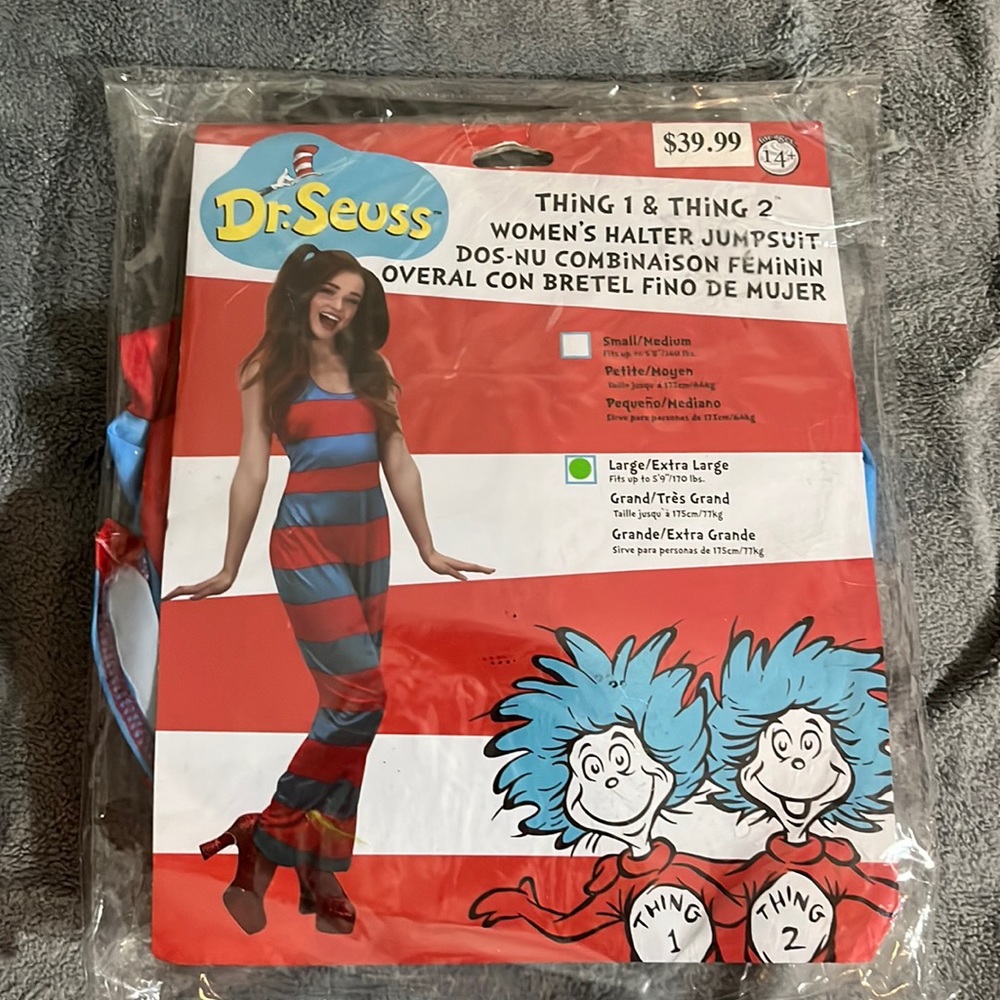 Thing 1 Thing 2 Womens halter jumpsuit